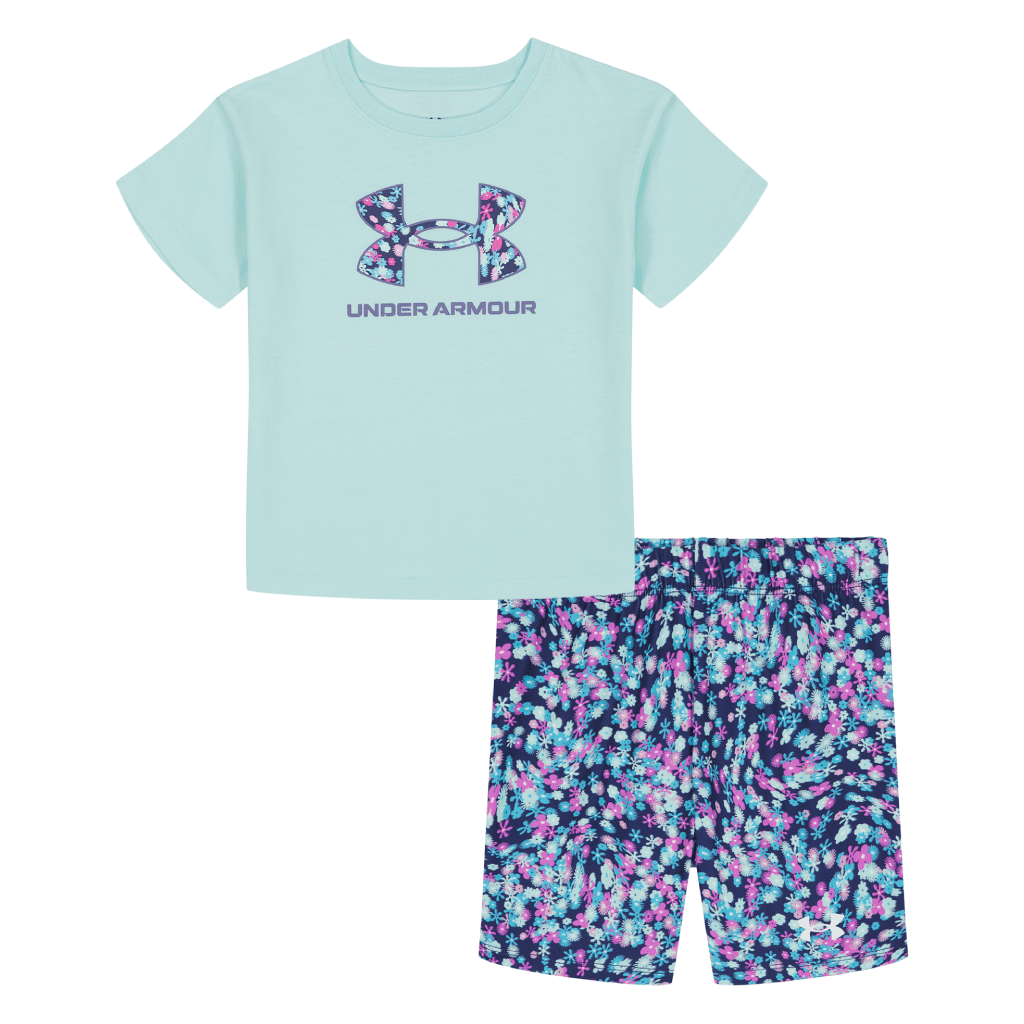 Under Armour Printed Bike Short Set Infant