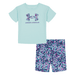 Under Armour Printed Bike Short Set Infant