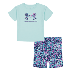 Under Armour Printed Bike Short Set Infant