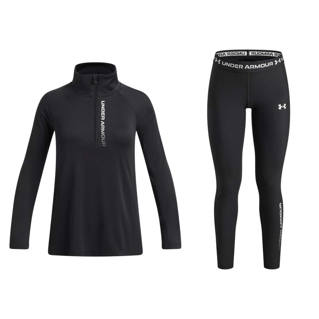 Under Armour Tech Branded Half-Zip Tracksuit Junior