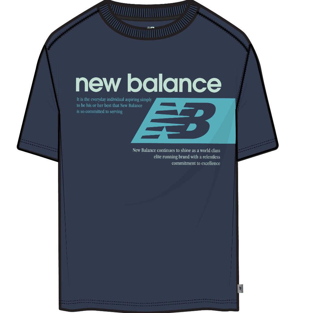 New Balance Players Graph T-Shirt Junior T Shirts New Balance