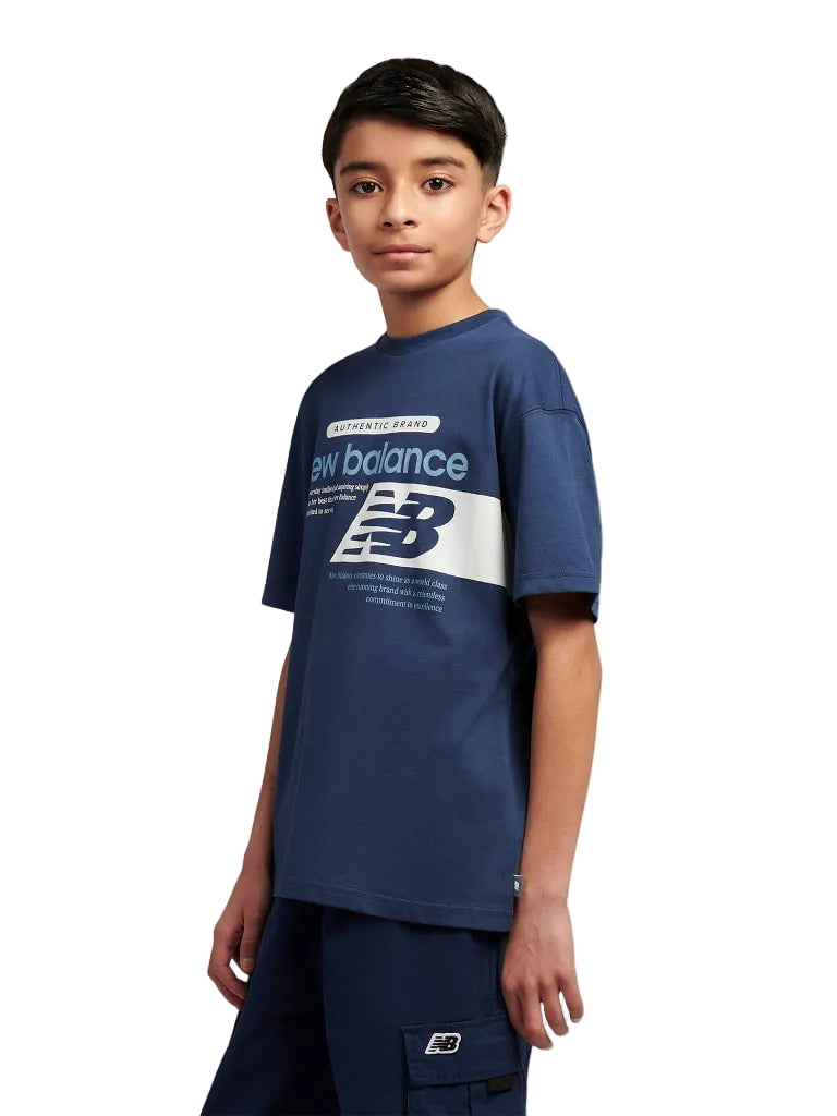 New Balance Players Graph T-Shirt Junior T Shirts New Balance