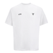VCTRS Men's 3 Piece Co Ord Set GreyWhite featuring a stylish white t-shirt with logo design.