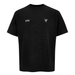 VCTRS Mens 3 Piece Co Ord Set Black showing a black t-shirt with VCTRS logo for streetwear style.