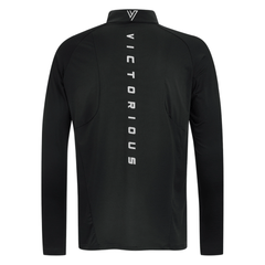 VCTRS Mens 2 Piece Co Ord Set Black Top with VICTORIOUS design on the back