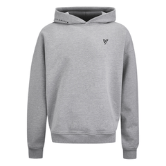 VCTRS Primus Hoodie Men in Grey Marl, featuring a comfortable fit and stylish design for everyday wear.