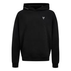 VCTRS Mens 3 Piece Co Ord Set Black Hoodie featuring a modern design and comfortable fit.