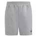 VCTRS Men's 3 Piece Co Ord Set GreyWhite shorts in gray fabric with elastic waistband.