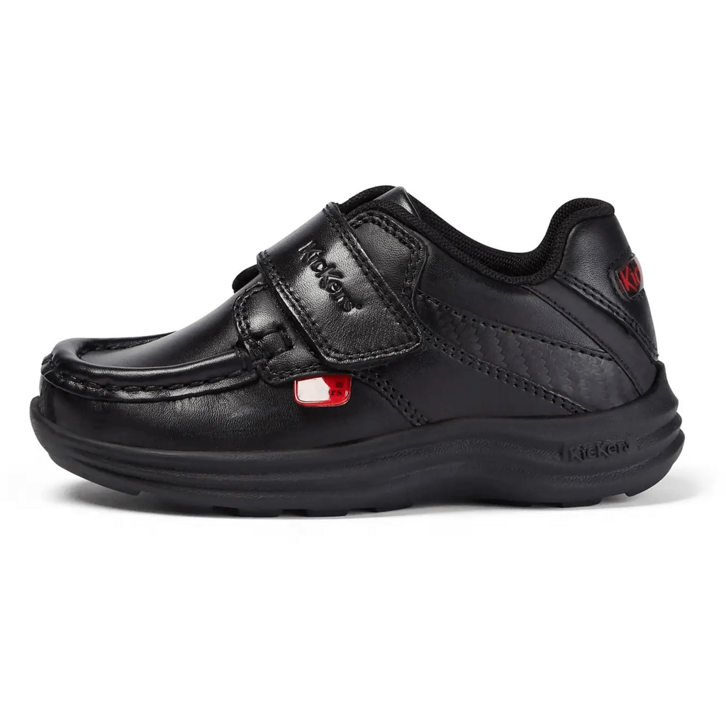 Kickers Infants Reasan Strap 1 12833 Boys School Shoes Black