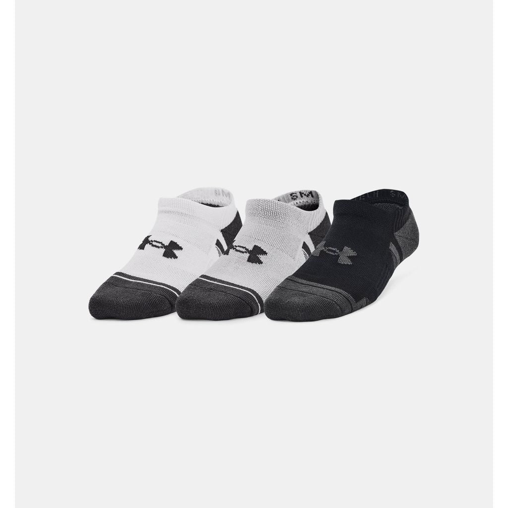 Under Armour Performance Tech 3 Pack No Show Socks JuniorAlive & Dirty 