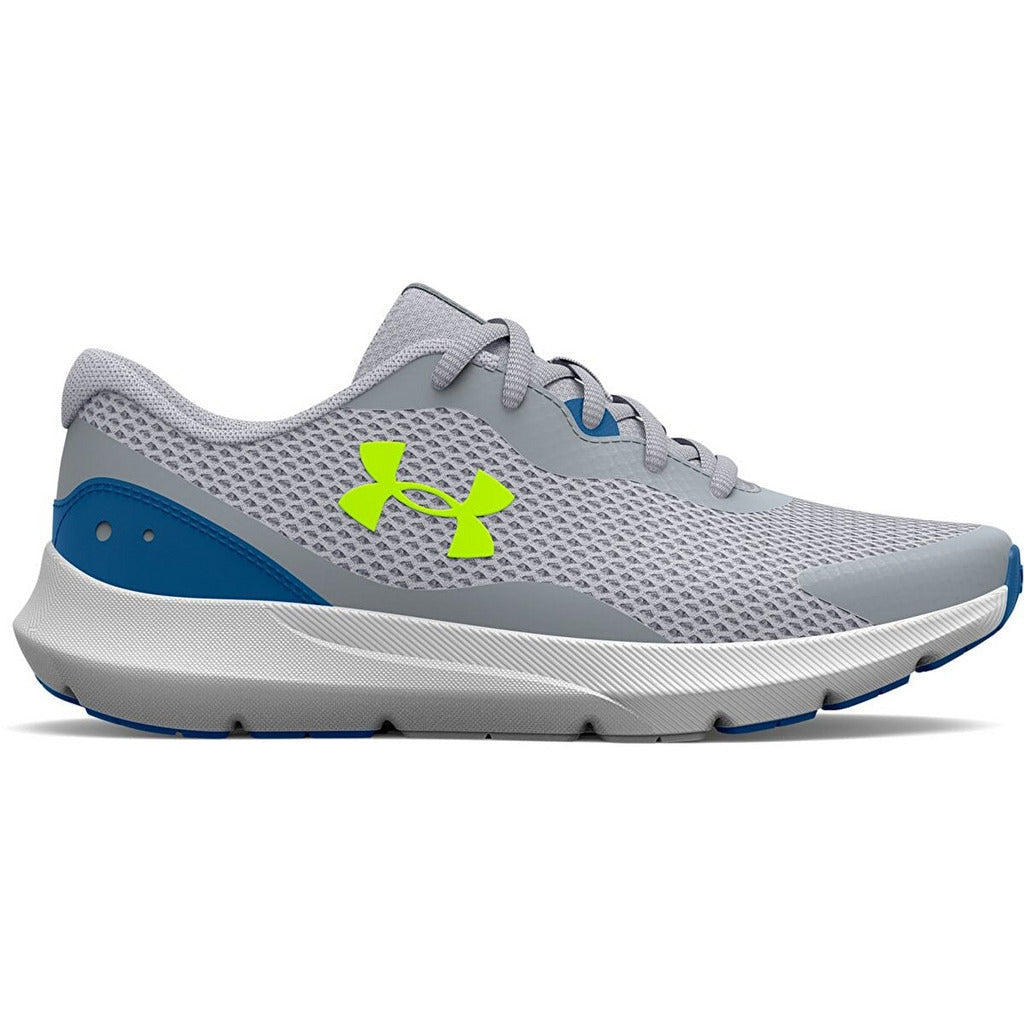 Under Armour Boy's Surge 3 Trainers - Grey/Blue – Alive & Dirty