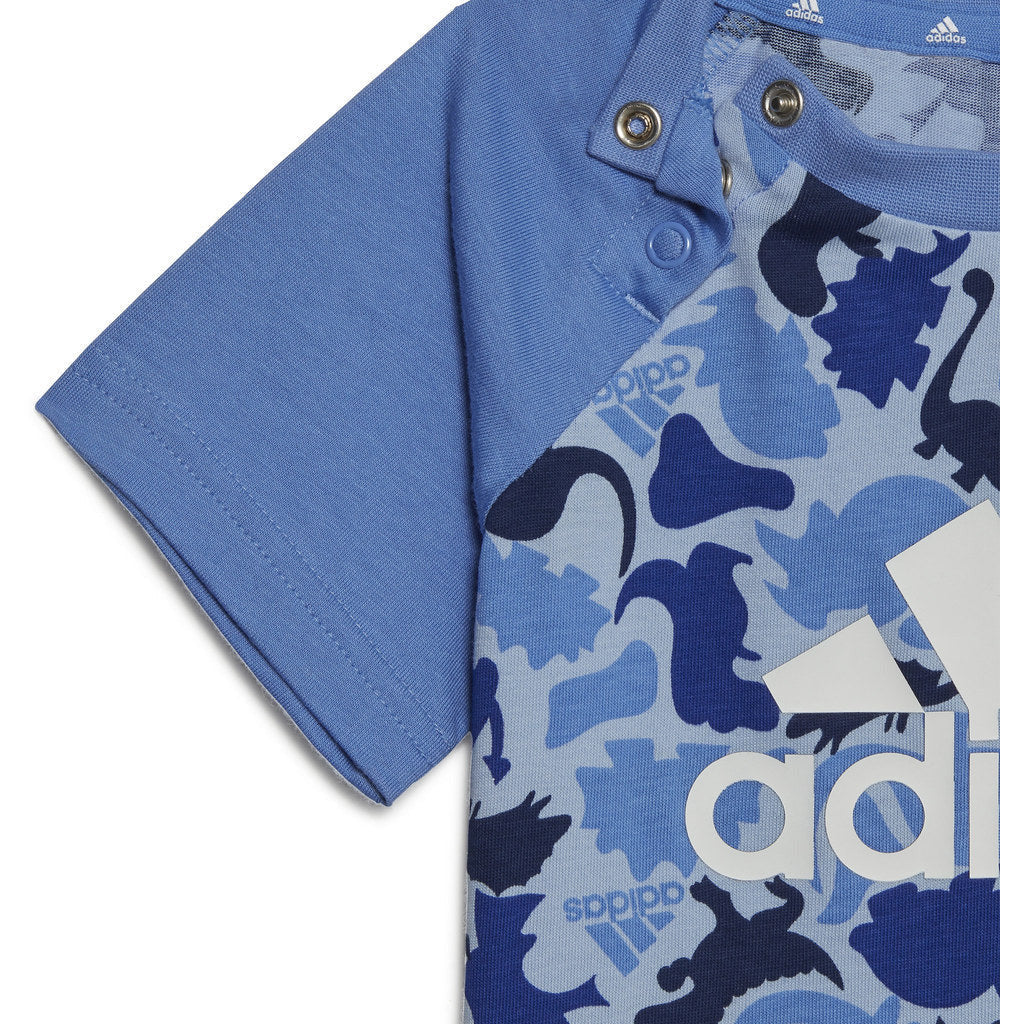 adidas Allover Print T-Shirt/Short Set BabyAlive & Dirty 