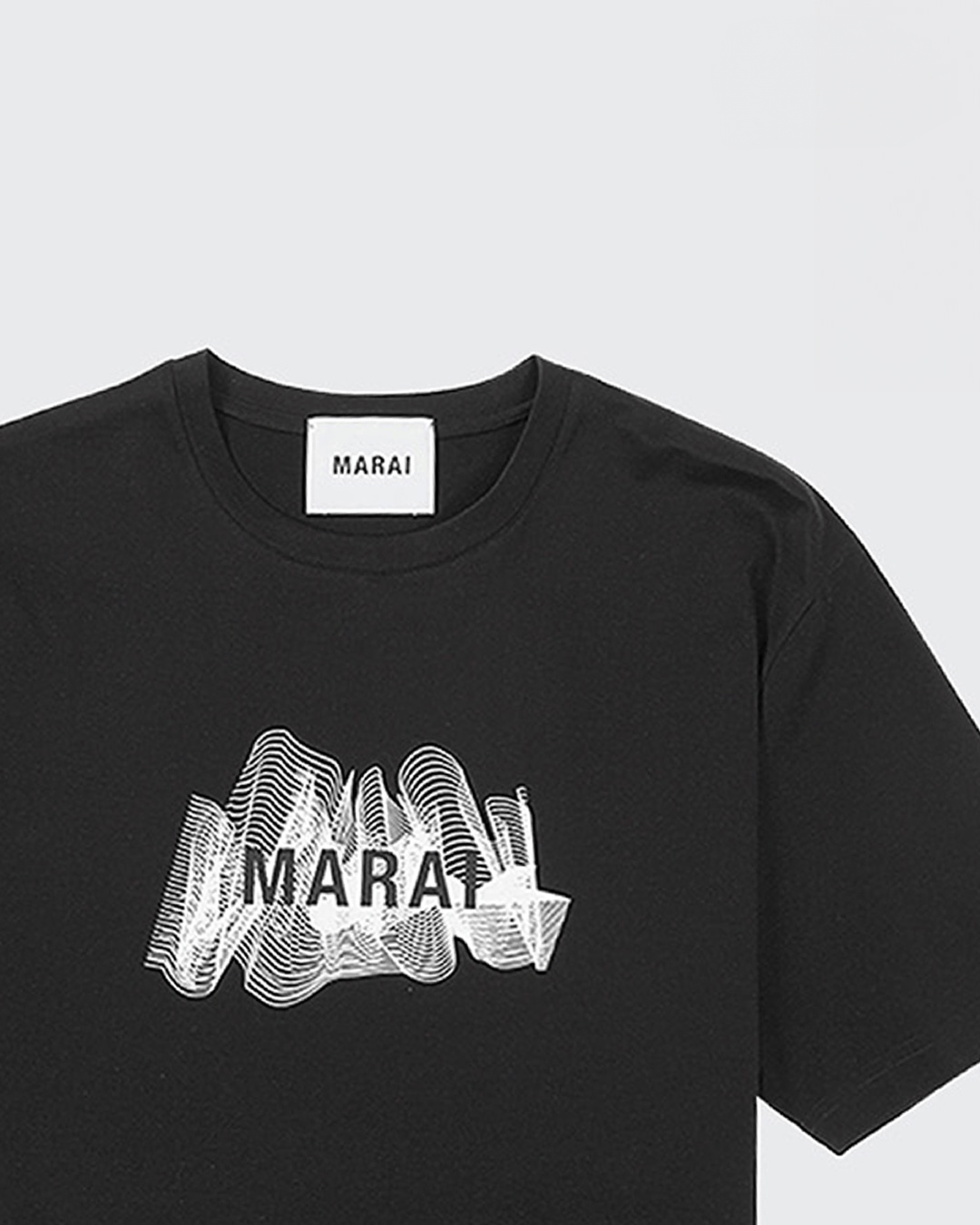 Marai Mercerised Ripple Print T-Shirt MenAlive & Dirty 