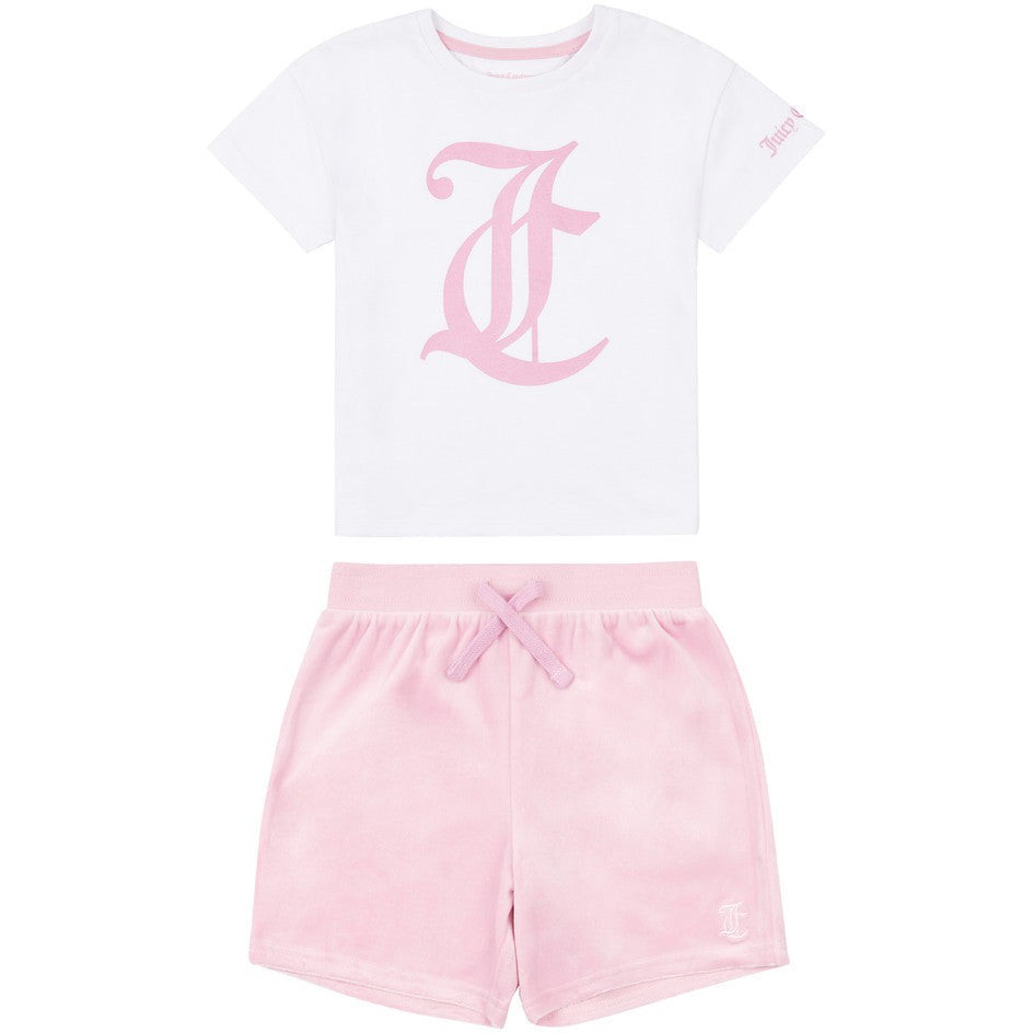 Juicy Couture Tonal T-Shirt/Short Set InfantAlive & Dirty 