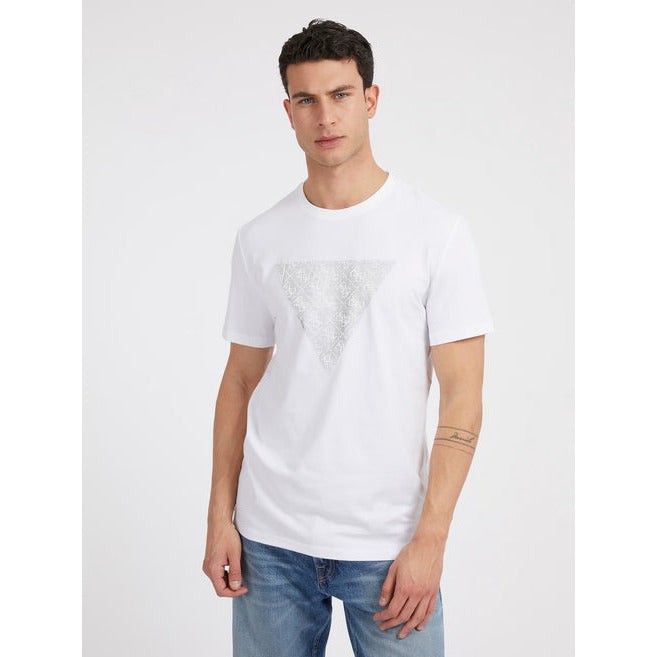 Guess Shiny Triangle T-Shirt MenAlive & Dirty 