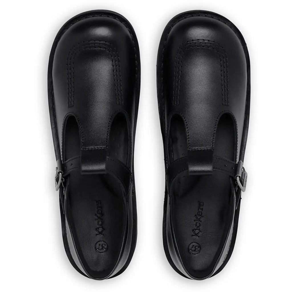 Kickers Kick T-Bar Leather Junior