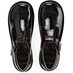 Kickers Kick T-Bar Patent Leather Children