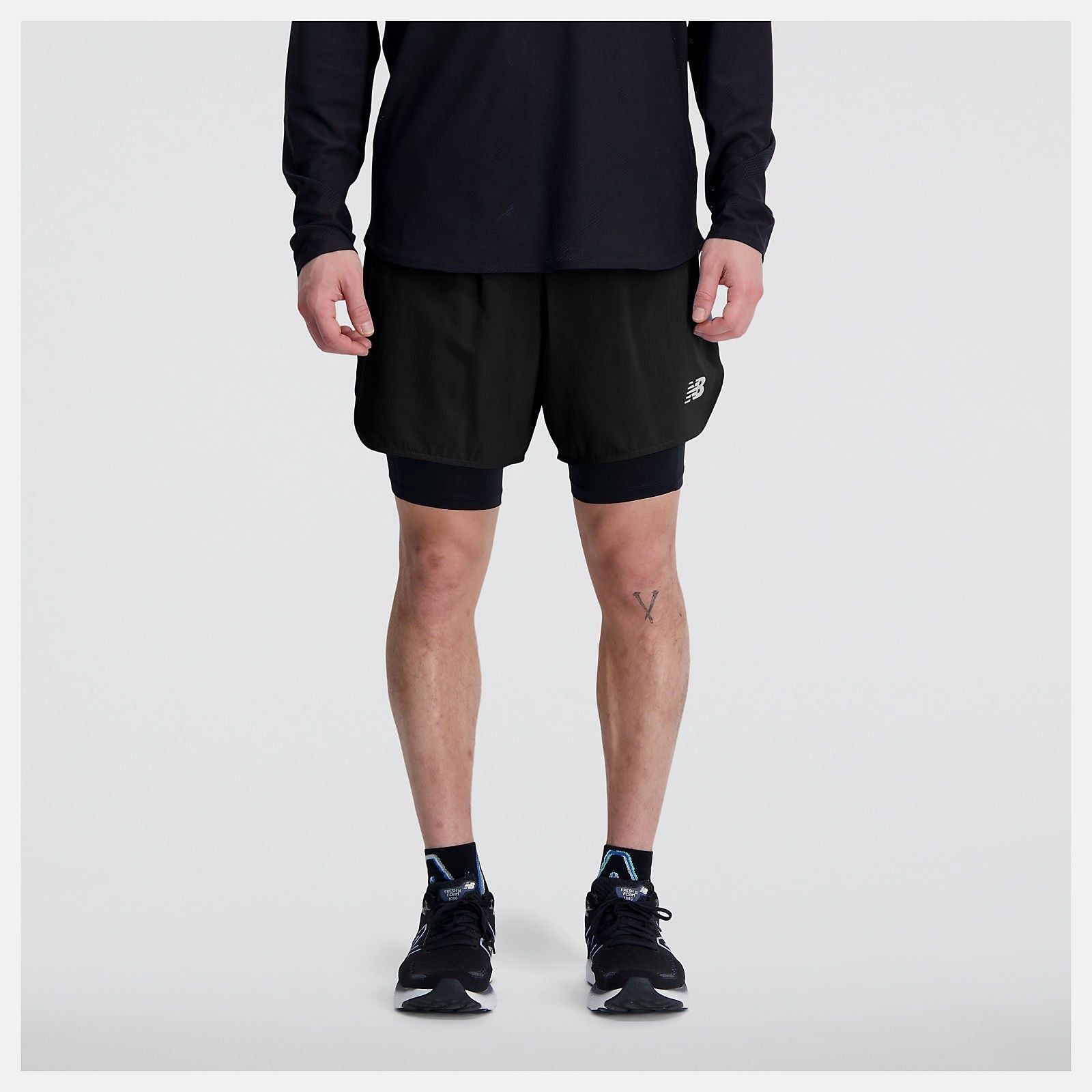 New Balance Men's Q Speed 2-in-1 Shorts - Black – Alive & Dirty